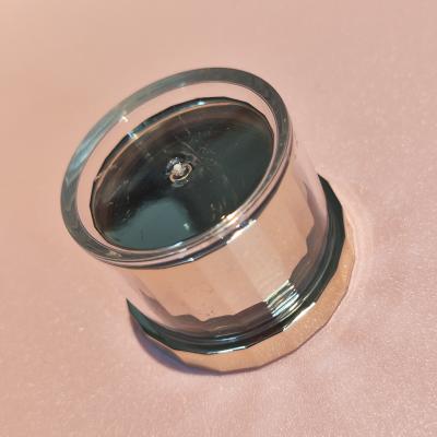 40mm Double-Layer Diamond Transparent Cap