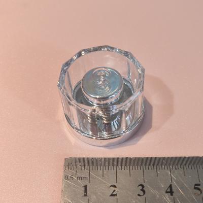 Large Flat-Edge Diamond-Cut Electroplated Cap