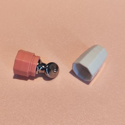 Octagonal Lip Balm Cap with Plastic Massage Head